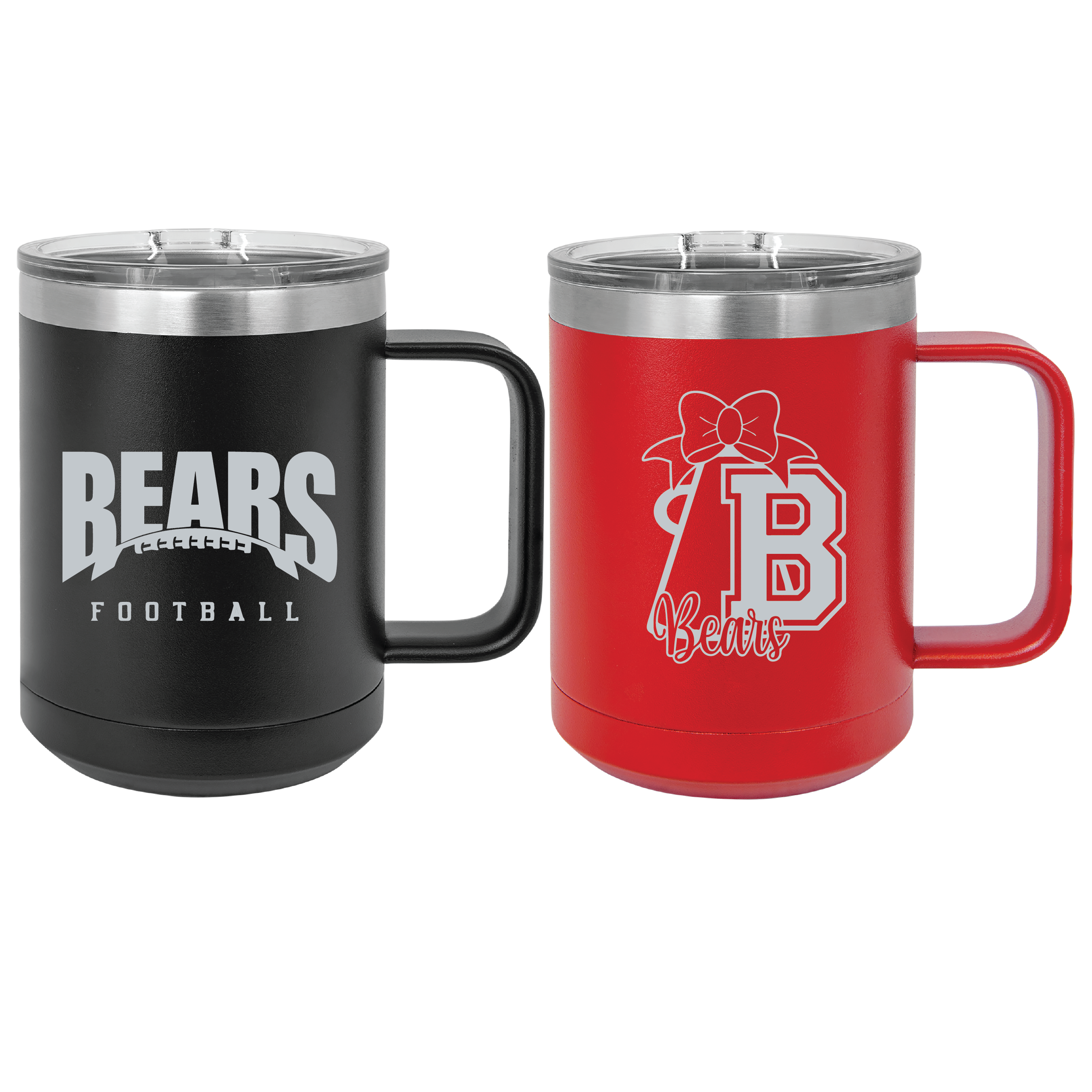 15oz Stainless Steel Laser Engraved Coffee Mugs at Balloons Tomorrow